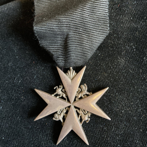 Order of Saint John, Knight, all silver type