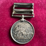 Afghanistan Medal 1878-80, 2 bars: Kandahar & Kabul, to 1387 Private Charles Walker, 9th Lancers, with copy of roll, confirmed bars