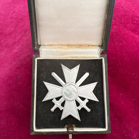 Nazi Germany, War Merit Cross, 1st class, late war, marked number 4, in original case