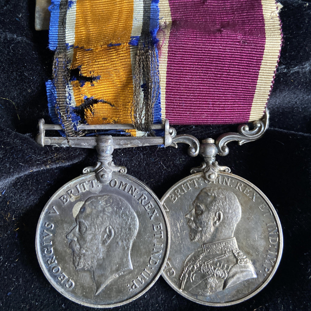 WW1 War Medal/ Long Service & Good Conduct Medal to 1420 Staff Sergeant Arthur Leigh Pearson, Military Provost Staff Corps, only medal entitlement, with history