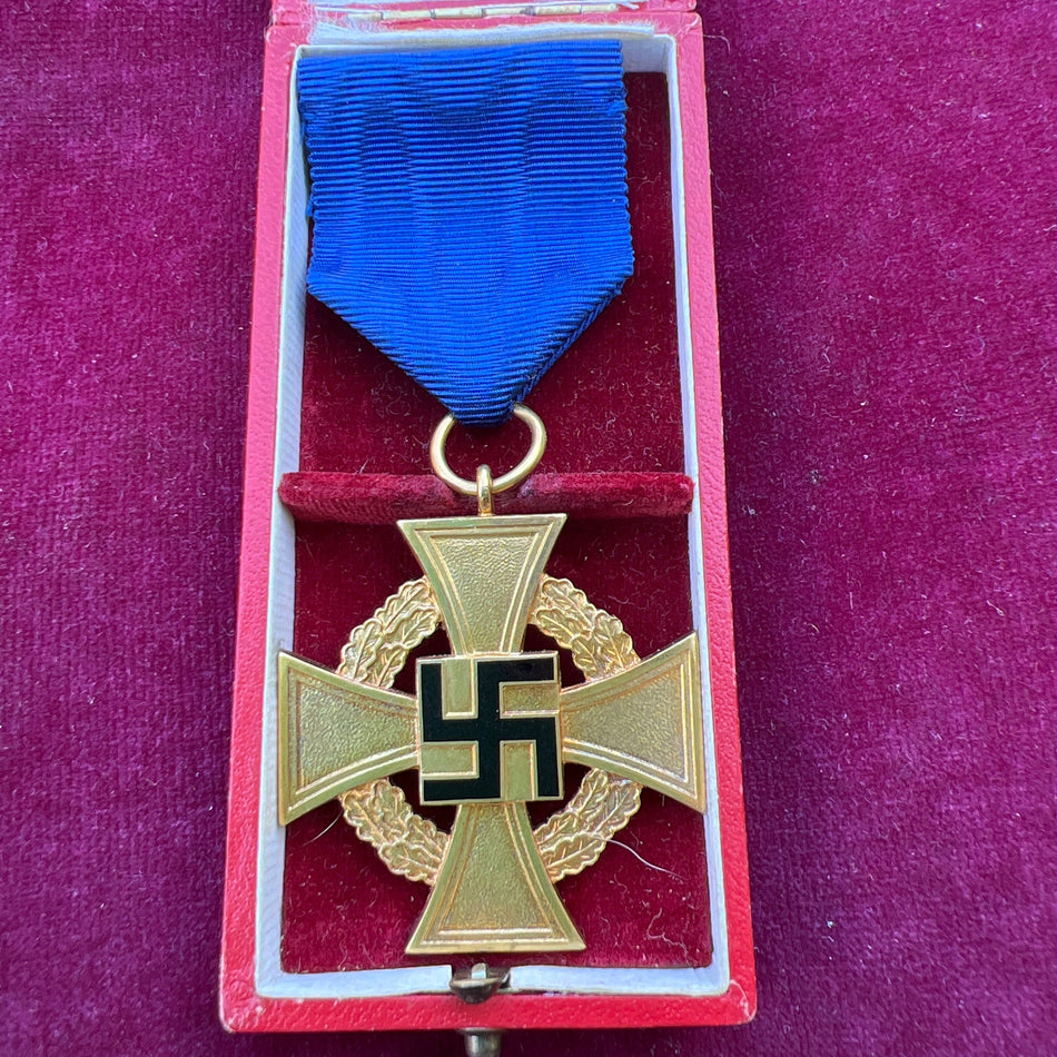 Nazi Germany, 40 Years Faithful Service Cross, in original box of issue