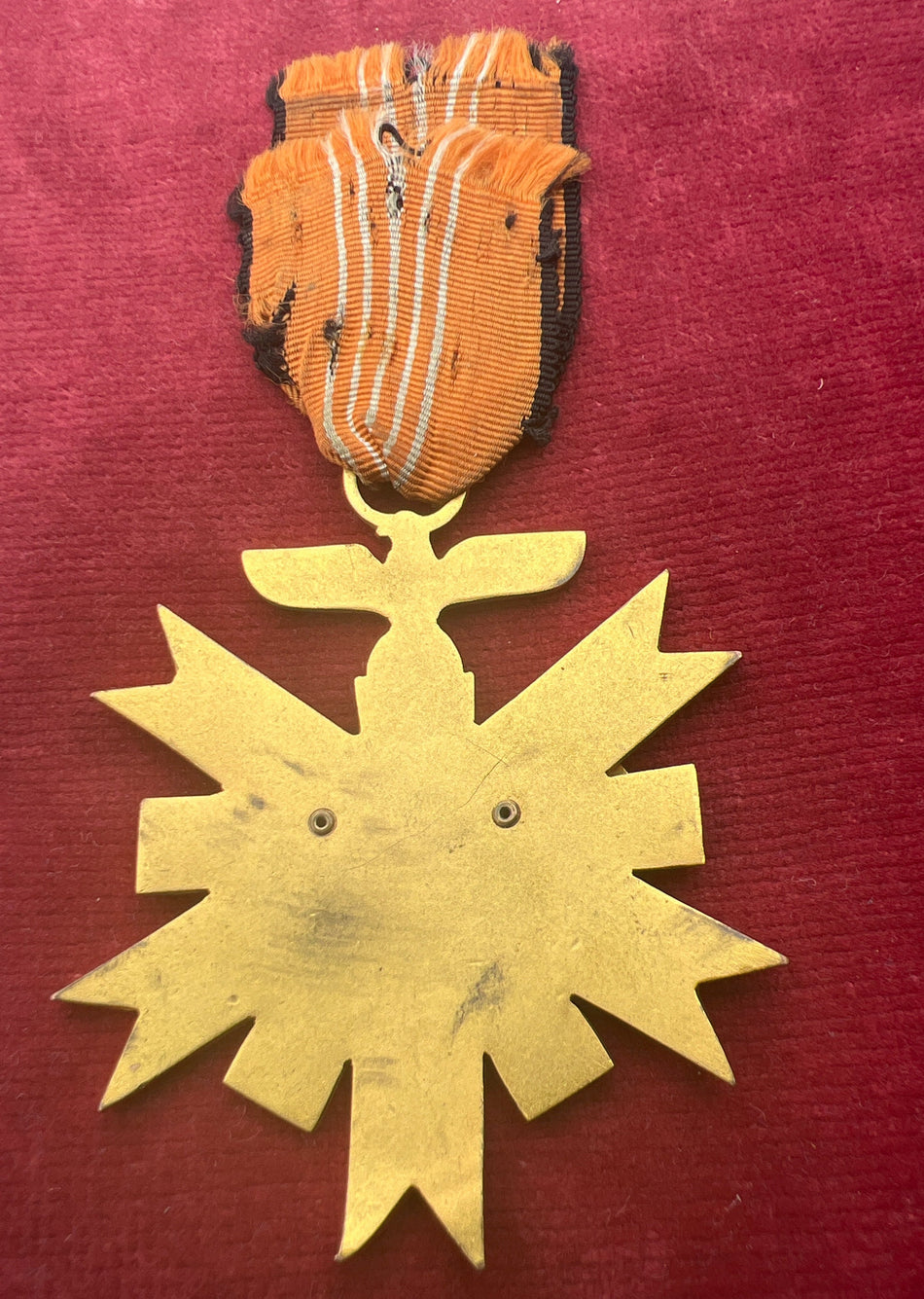 Nazi Germany, German Olympic Decoration, 2nd class, some wear, marked on ring, scarce