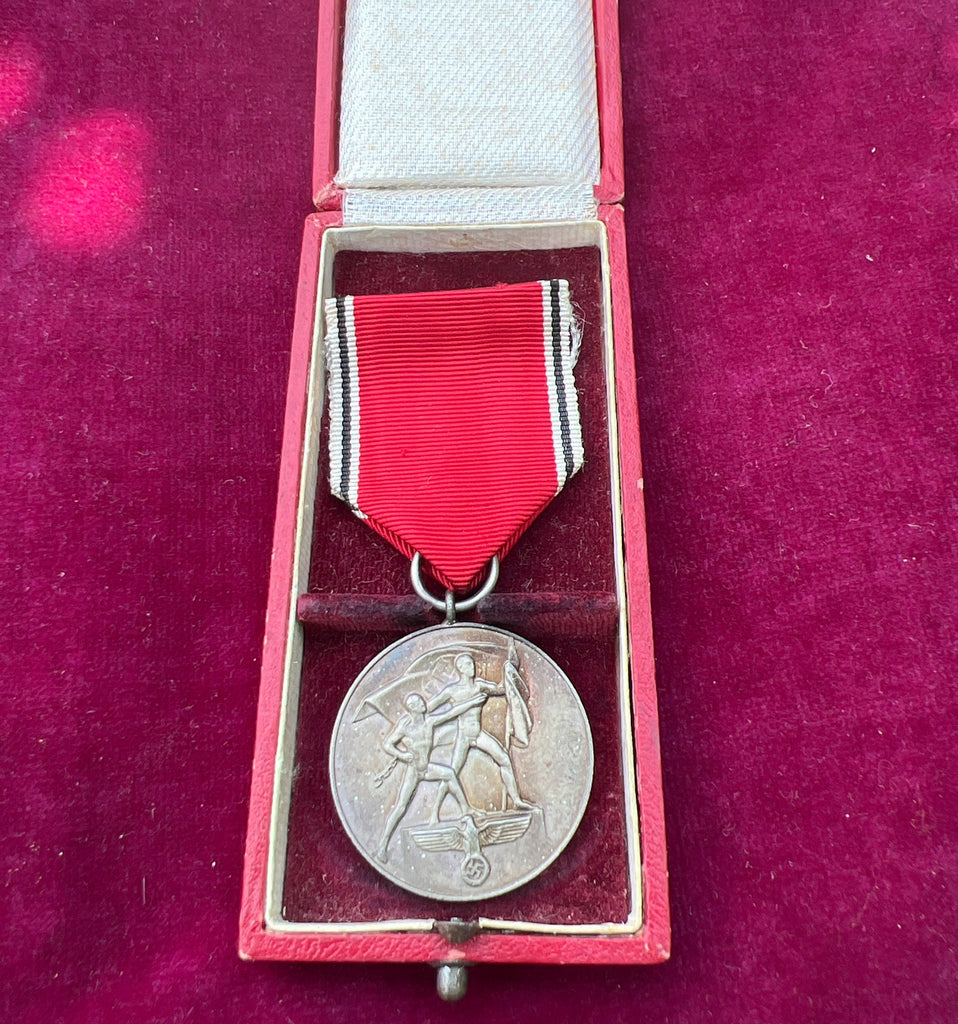 Nazi Germany, Entry into Austria Medal, 13 March 1938, in original case