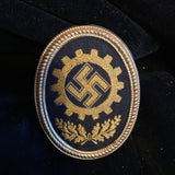 Nazi Germany, R.A.D. cap badge