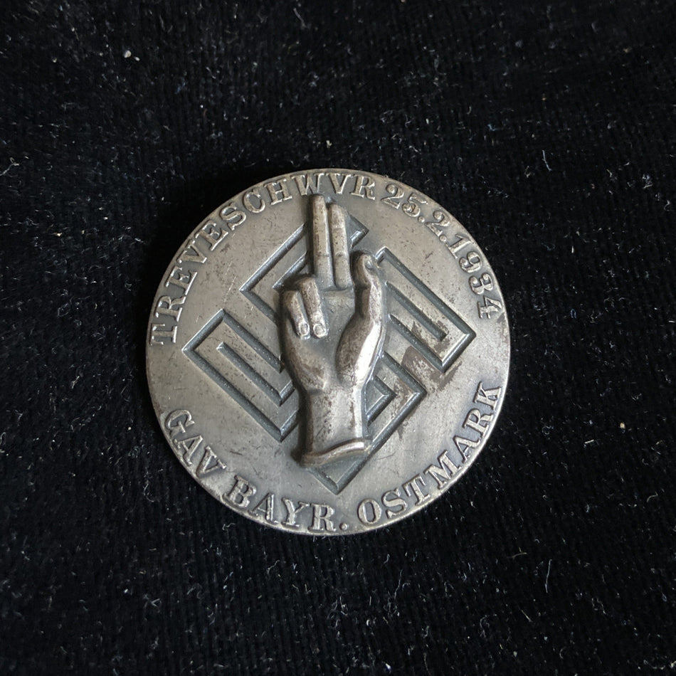 Nazi Germany, early rally badge, 1934