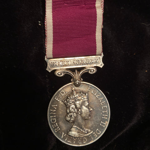Army Long Service and Good Conduct Medal to 24493321 Corporal C. R. Gibson, Royal Logistics Corps