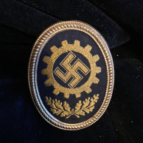 Nazi Germany, R.A.D. cap badge