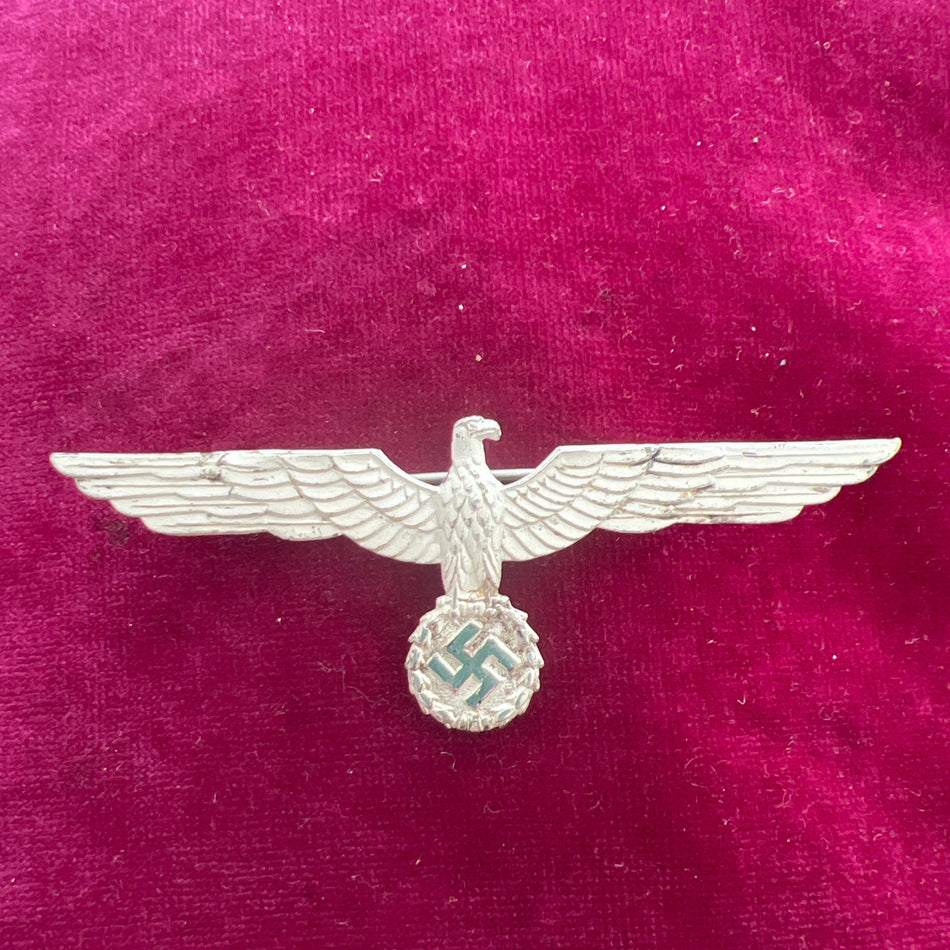Nazi Germany, Navy Tropical Uniform Eagle, silver, mint example