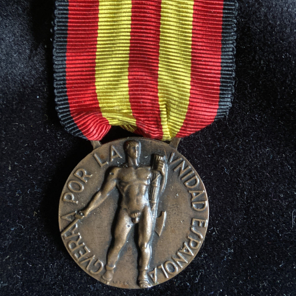 Italy, Spanish Civil War Volunteers Medal, 1936, with maker mark