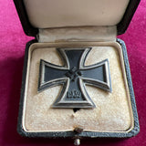 Nazi Germany, Iron Cross, 1st class, marked no.20, in original case, a good example