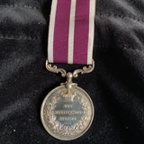 Meritorious Service Medal to Harold Watson, Warrant Officer Class 2, 1444 Military Provost Staff Corps, scarce