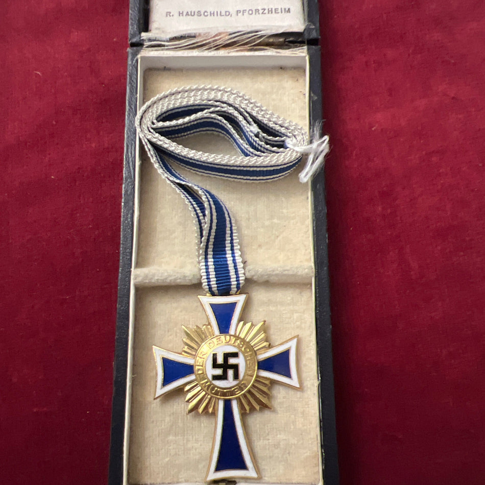 Nazi Germany, Mother's Cross, 1st class, with full ribbon, in original case