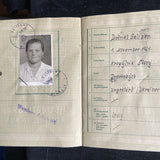 Nazi Germany, Arbeitsbuch für Ausländer, Labour Book for Foreigners, to a Ukrainian worker named Maria Swyszcz, with photo