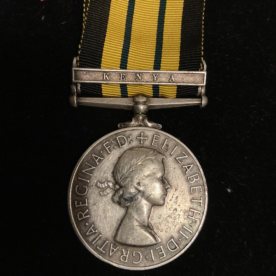 Africa General Service Medal, Kenya bar, to F5738 Constable (R) Oduone, A.S.E.