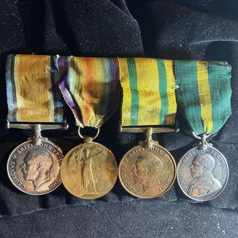 Group of 4 to 2423/ 770716 W/O William Grey, 4 Northumberland Howitzer Brigade, Royal Field Artillery