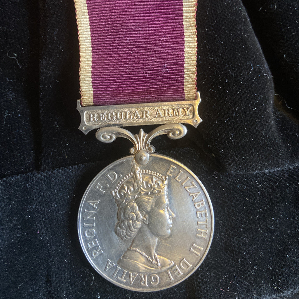 Medal for Long Service and Good Conduct (Military) to 23942138 Sergeant C. Chamberlain, Royal Artillery