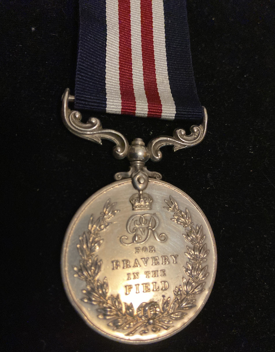 Military Medal to 3380 Pte. Henry Ward, 16/ Lancashire Fusiliers, 2 Salford Pals, formerly 9 Lancashire Fusiliers, card shows wounded at Gallipoli, London gazette 24/1/1919