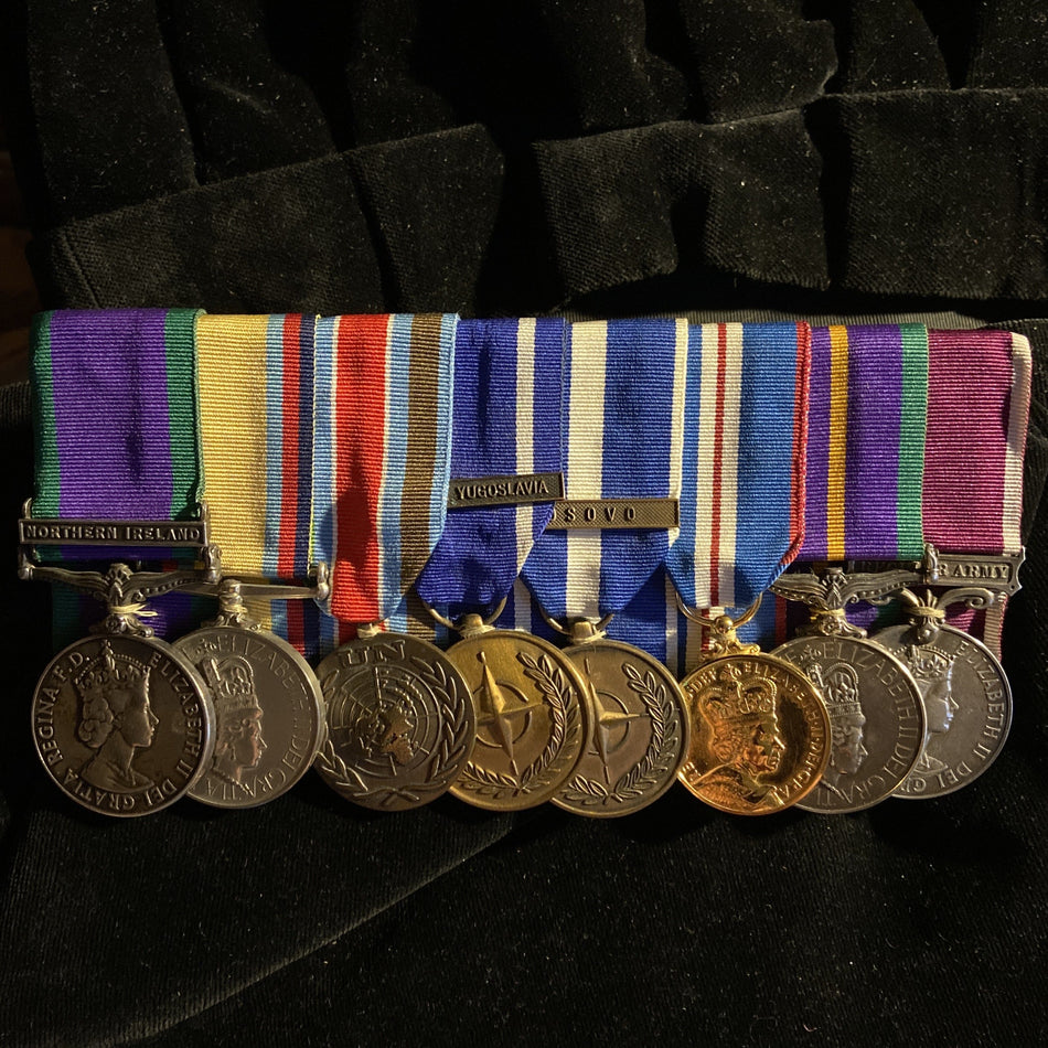 Group of 8 to 2457772 Corporal/ Sergeant M. F. Parnell, Royal Fusiliers/ Royal Army Medical Corps