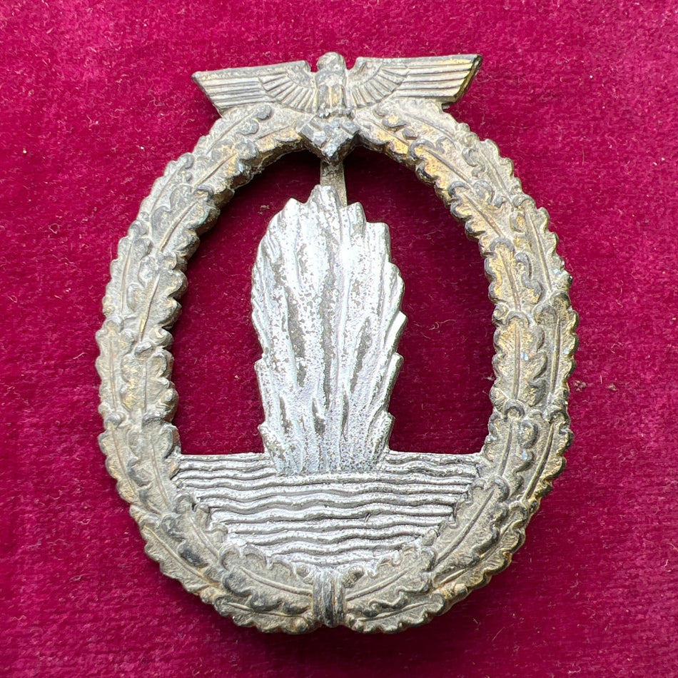 Nazi Germany, Minesweepers War Badge, navy, marked R.K.