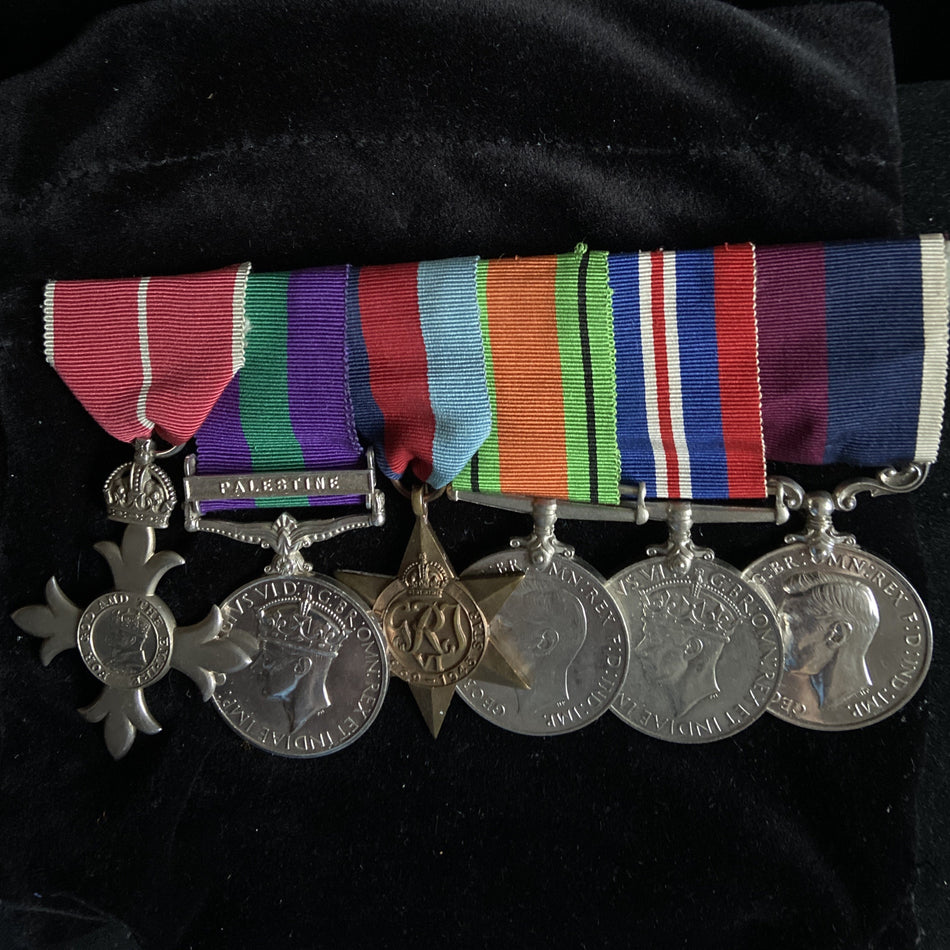 Group of 6 to 46241 Squadron Leader Robert Fernie, RAF Intelligence, Administrative & Special Duties Branch from 1941-47, MBE 11 November 1947, includes some history