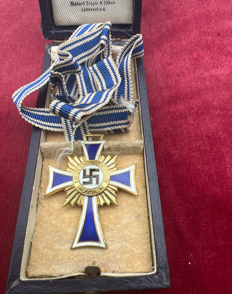 Nazi Germany, Mother's Cross, 1st class, in original case
