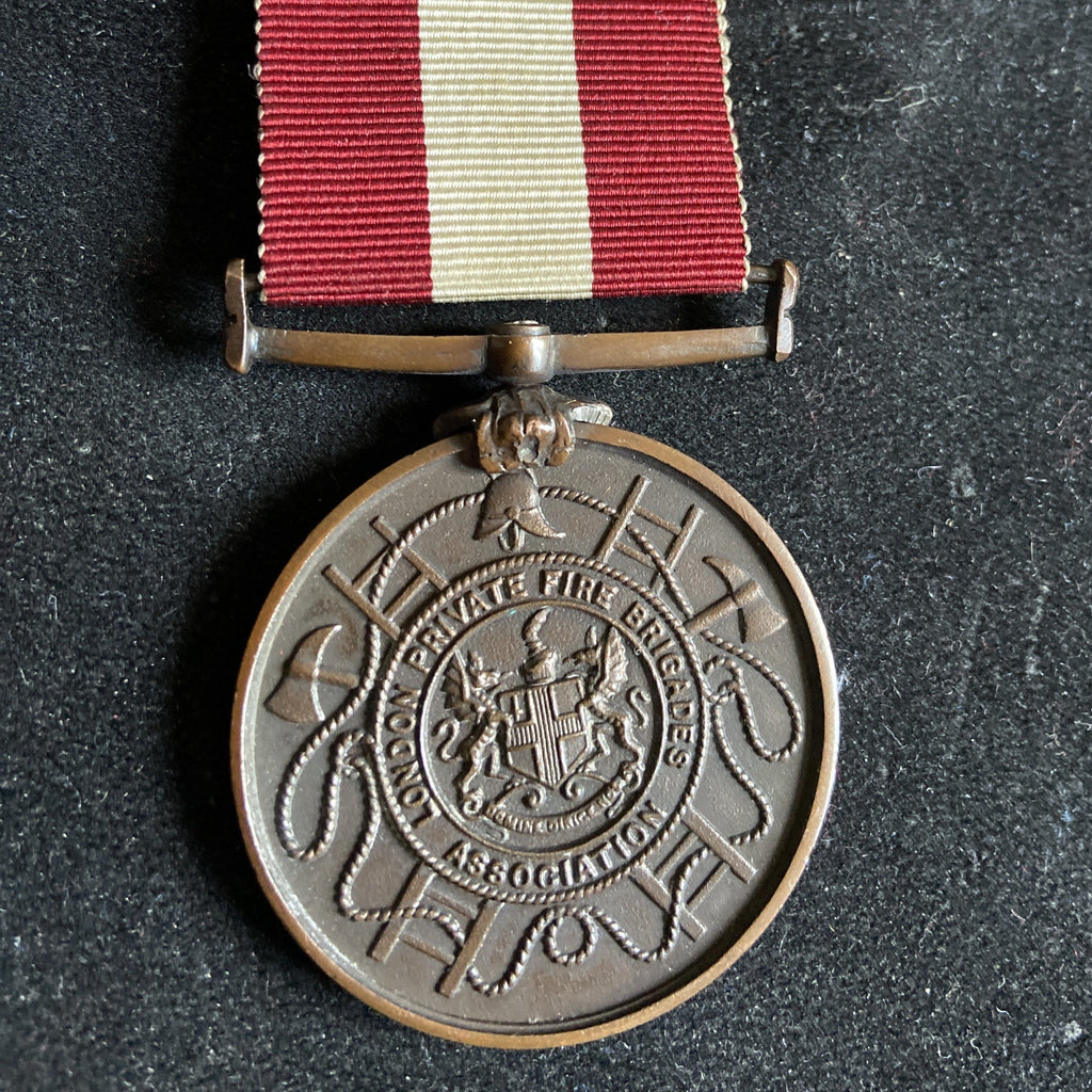 London Private Fire Brigade Association Long Service & Good Conduct Medal to 386 J. L. Marshall