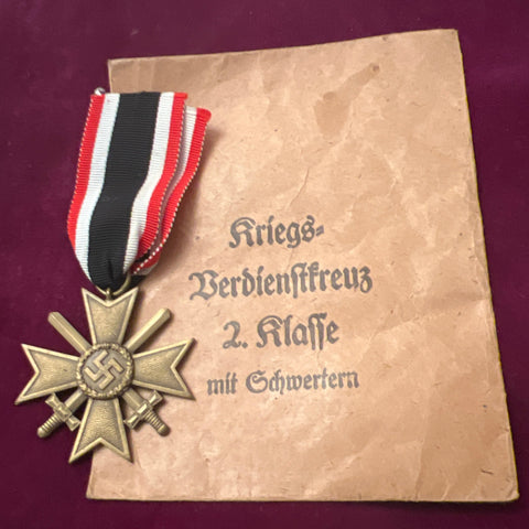Nazi Germany, War Merit Cross, with orginal packet