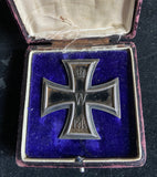 Germany, WW1 Iron Cross, 1st class, in original box, marked K.O.