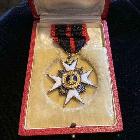 Order of Saint Sylvester, officer class, silver-gilt, in case of issue