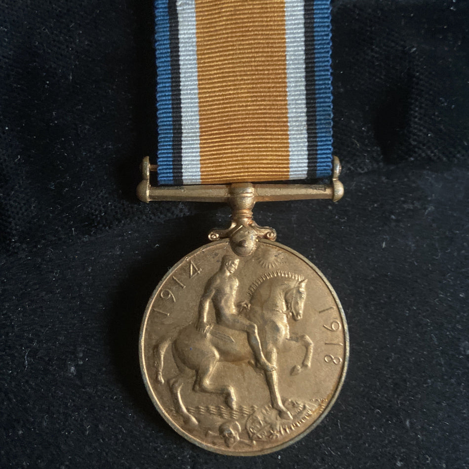 WW1 War Medal, bronze, to 125 Cooley Yusaf Sadozai, 4 Perhawor Labour Corps, a nice example
