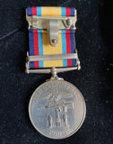Gulf Medal, 16 Jan to 28 Feb 1991 clasp, to S.G. A. I. Gavrilescu, S.P.M.II CHR.100 (a Romanian serviceman)