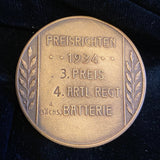 Nazi Germany, prize medal for artillery, 1934, 4 Sachs Regiment