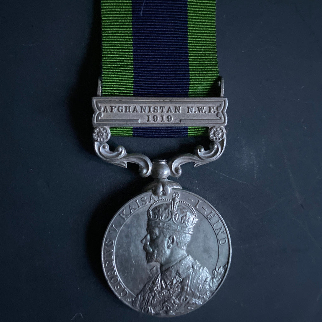 Indian General Service Medal, Afghanistan N.W.F. 1919 bar, to Havr. Mohammed Sher, 1/76 Punjab