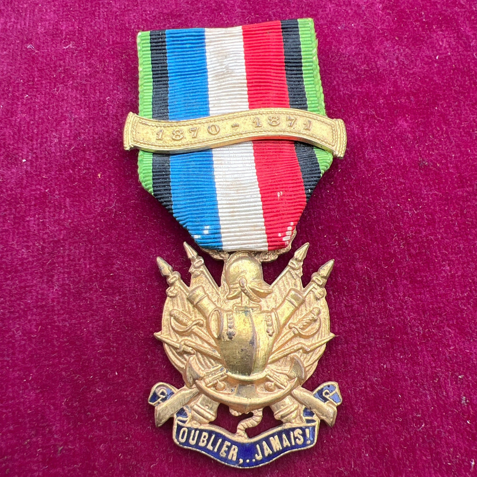 France, Franco-Prussia War, Old Comrades Medal 1870-1871