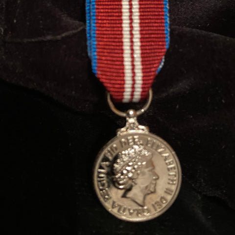 Miniature Queen Elizabeth II Diamond Jubilee Medal, 2012