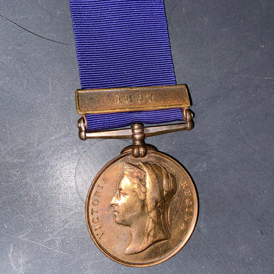 Queen Victoria Police Jubilee Medal, 1887, with 1897 clasp, to P.C. John Cronin, C. Division, Met Police, promoted to inspector 7/8/1881